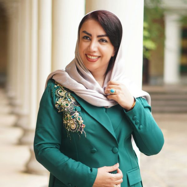 آموزش جواهر دوزی روی عبا و کت