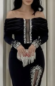 بررسی دغدغه جواهردوزها 3 لباس مجلسی جواهردوزی