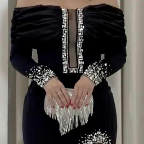 لباس مجلسی جواهردوزی